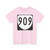 Virginia 909 1980 (Virginia) (Road Sign) T-Shirt (0e0e91)