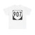 Virginia 907 1980 (Virginia) (Road Sign) T-Shirt (09ac98)