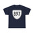 Virginia 897 1956 (Virginia) (Road Sign) T-Shirt (0e0e5f)