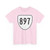 Virginia 897 1956 (Virginia) (Road Sign) T-Shirt (0e0e5f)