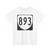 Virginia 893 1980 (Virginia) (Road Sign) T-Shirt (0f34a7)