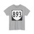 Virginia 893 1980 (Virginia) (Road Sign) T-Shirt (0f34a7)
