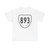Virginia 893 1956 (Virginia) (Road Sign) T-Shirt (0d69bc)