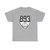 Virginia 893 1924 (Virginia) (Road Sign) T-Shirt (0e0e4e)