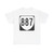 Virginia 887 1980 (Virginia) (Road Sign) T-Shirt (0e0e37)