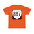 Virginia 887 1980 (Virginia) (Road Sign) T-Shirt (0e0e37)