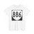Virginia 886 1980 (Virginia) (Road Sign) T-Shirt (0b0fcf)