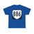 Virginia 886 1980 (Virginia) (Road Sign) T-Shirt (0b0fcf)