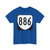 Virginia 886 1980 (Virginia) (Road Sign) T-Shirt (0b0fcf)