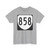 Virginia 858 1980 (Virginia) (Road Sign) T-Shirt (0e93a7)