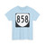 Virginia 858 1980 (Virginia) (Road Sign) T-Shirt (0e93a7)