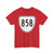 Virginia 858 1956 (Virginia) (Road Sign) T-Shirt (0e93a4)