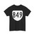 Virginia 849 1980 (Virginia) (Road Sign) T-Shirt (0e9361)