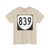 Virginia 839 1980 (Virginia) (Road Sign) T-Shirt (0dd135)