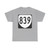 Virginia 839 1980 (Virginia) (Road Sign) T-Shirt (0dd135)