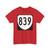 Virginia 839 1980 (Virginia) (Road Sign) T-Shirt (0dd135)