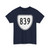 Virginia 839 1956 (Virginia) (Road Sign) T-Shirt (09ab2f)