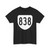 Virginia 838 1980 (Virginia) (Road Sign) T-Shirt (0e0d2b)