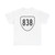 Virginia 838 1956 (Virginia) (Road Sign) T-Shirt (0bc0ae)