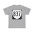 Virginia 837 1980 (Virginia) (Road Sign) T-Shirt (0b0eb5)