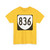 Virginia 836 1980 (Virginia) (Road Sign) T-Shirt (09ab21)