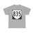 Virginia 835 1980 (Virginia) (Road Sign) T-Shirt (0dd11e)