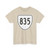 Virginia 835 1956 (Virginia) (Road Sign) T-Shirt (0bc09e)