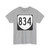 Virginia 834 1980 (Virginia) (Road Sign) T-Shirt (0e931d)