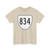 Virginia 834 1956 (Virginia) (Road Sign) T-Shirt (0a4de2)