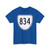 Virginia 834 1956 (Virginia) (Road Sign) T-Shirt (0a4de2)