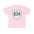 Virginia 834 1956 (Virginia) (Road Sign) T-Shirt (0a4de2)