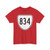 Virginia 834 1956 (Virginia) (Road Sign) T-Shirt (0a4de2)