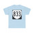 Virginia 833 1980 (Virginia) (Road Sign) T-Shirt (0e0d13)