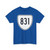 Virginia 831 1956 (Virginia) (Road Sign) T-Shirt (0e930d)
