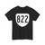 Virginia 822 1980 (Virginia) (Road Sign) T-Shirt (0e0cdc)
