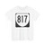 Virginia 817 1980 (Virginia) (Road Sign) T-Shirt (0bc04e)