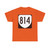 Virginia 814 1980 (Virginia) (Road Sign) T-Shirt (0a4d8b)