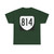 Virginia 814 1980 (Virginia) (Road Sign) T-Shirt (0a4d8b)