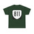 Virginia 811 1980 (Virginia) (Road Sign) T-Shirt (0bc035)