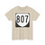 Virginia 807 1980 (Virginia) (Road Sign) T-Shirt (0e92aa)