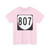 Virginia 807 1980 (Virginia) (Road Sign) T-Shirt (0e92aa)
