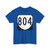 Virginia 804 1980 (Virginia) (Road Sign) T-Shirt (0e929b)