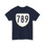 Virginia 789 1980 (Virginia) (Road Sign) T-Shirt (0bbf99)