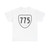 Virginia 775 1956 (Virginia) (Road Sign) T-Shirt (0a4cb7)