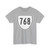 Virginia 768 1956 (Virginia) (Road Sign) T-Shirt (0e91a8)