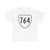 Virginia 764 1956 (Virginia) (Road Sign) T-Shirt (0a4c88)