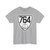Virginia 764 1924 (Virginia) (Road Sign) T-Shirt (0e0b9e)