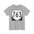 Virginia 763 1980 (Virginia) (Road Sign) T-Shirt (0bbf1f)