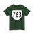 Virginia 763 1980 (Virginia) (Road Sign) T-Shirt (0bbf1f)