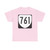 Virginia 761 1980 (Virginia) (Road Sign) T-Shirt (0e0b8f)